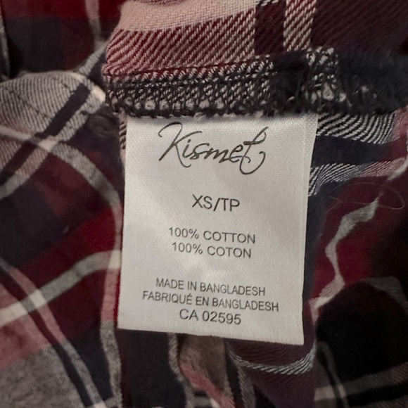Kismet Button Down Plaid Shirt - Picture 4 of 6